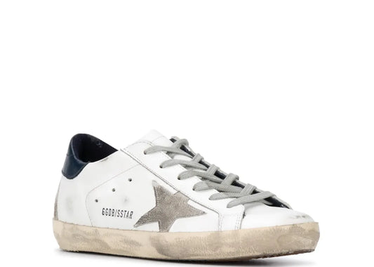 Women's Super-Star Suede Star Blue Heel Tab