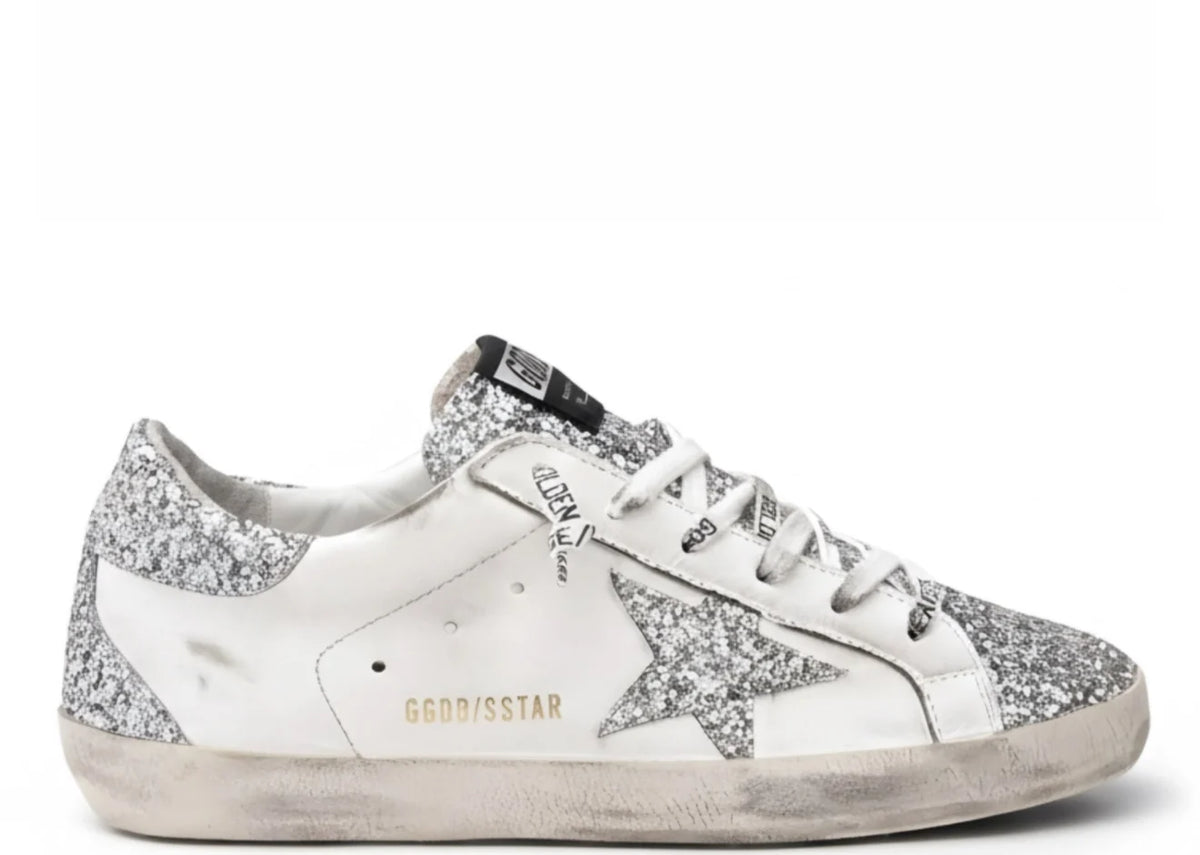 Super-Star White Nappa Suede Star Lining - Women's