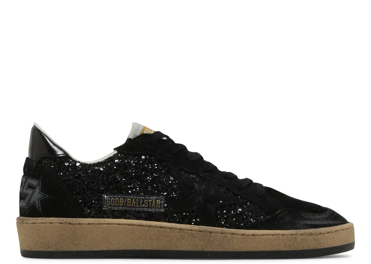 Ball-Star Black Leather Distressed - Women's