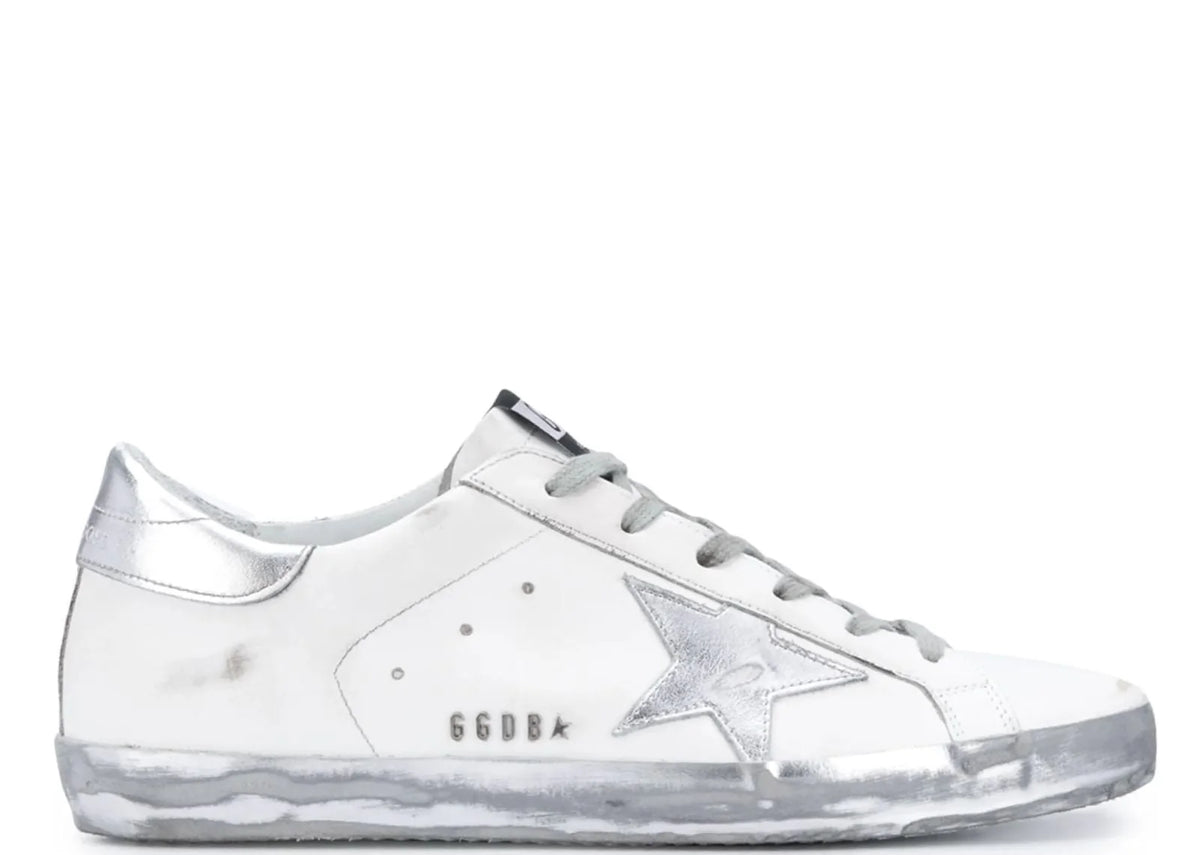 Super-Star White Silver Sparkle - Women's