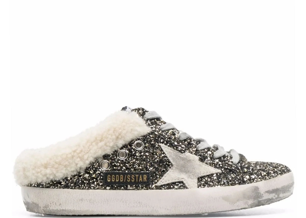 Super-Star Sabot Glitter Shearling - Women's