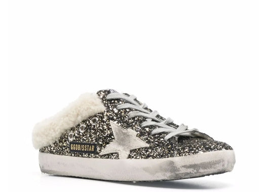 Super-Star Sabot Glitter Shearling - Women's