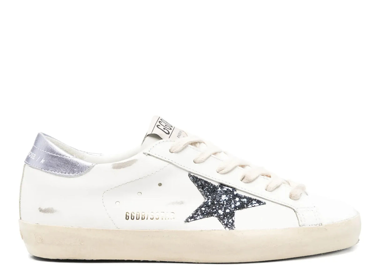 Super-Star White Leather Padded Ankle - Women's