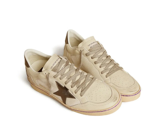 Ball Star Mesh Metallic Leather Star Metallic Heel Tab - Women's