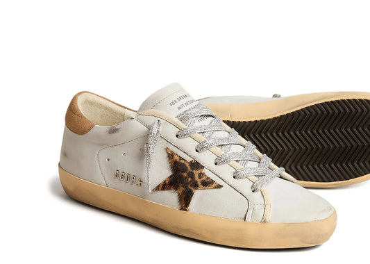 Super-Star Powder Blue Leopard Star - Women's