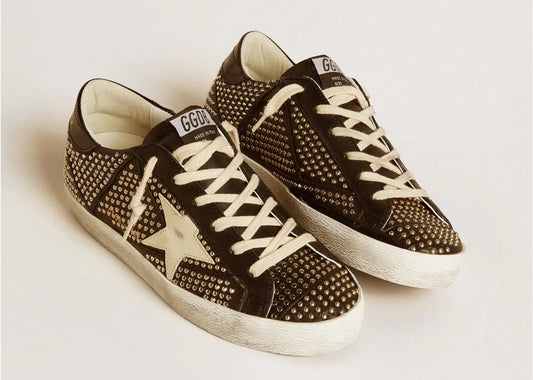Super-Star Black Nappa Silver - Women's