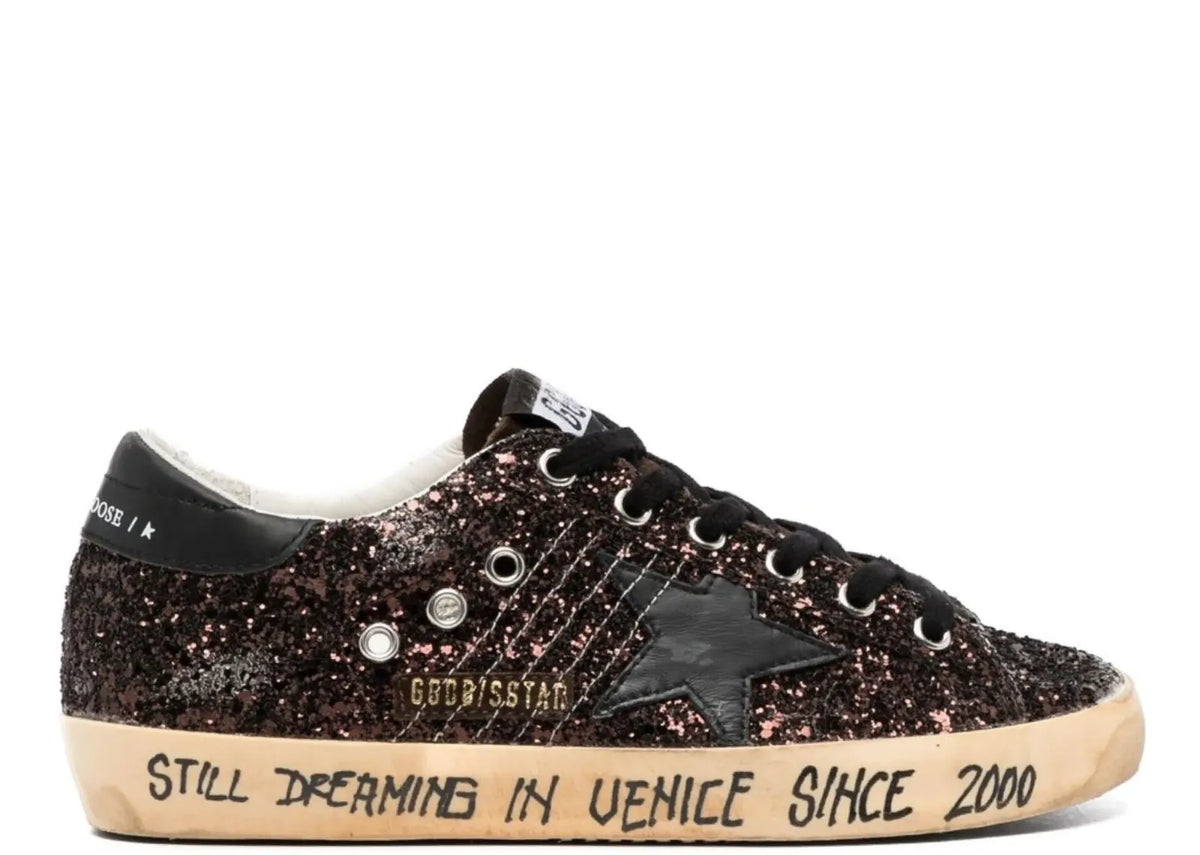 Super-Star Dark Brown Glitter - Women's