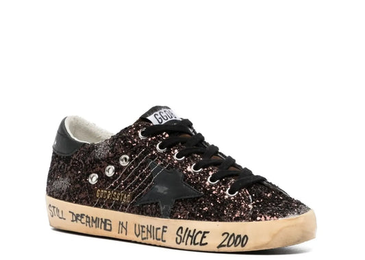 Super-Star Dark Brown Glitter - Women's