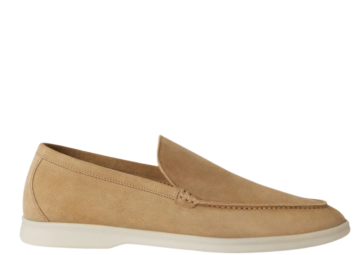 Summer Walk Loafer Suede Light Wood Smoke
