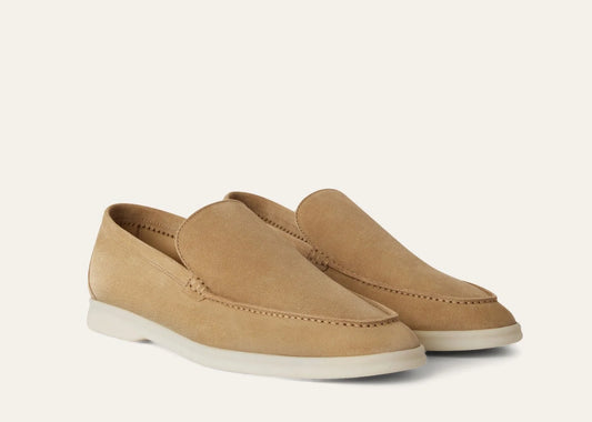 Summer Walk Loafer Suede Light Wood Smoke