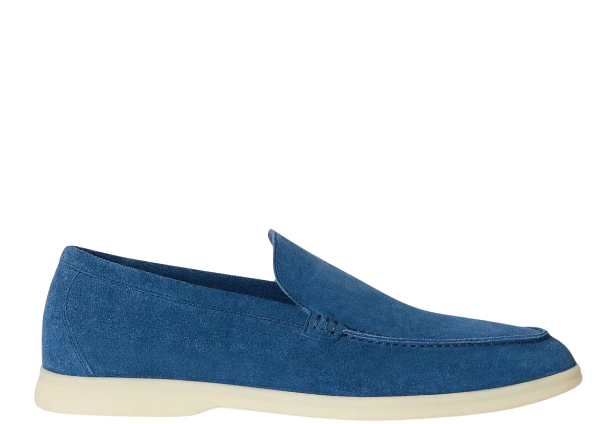 Summer Walk Loafer Suede Cobalt Ink