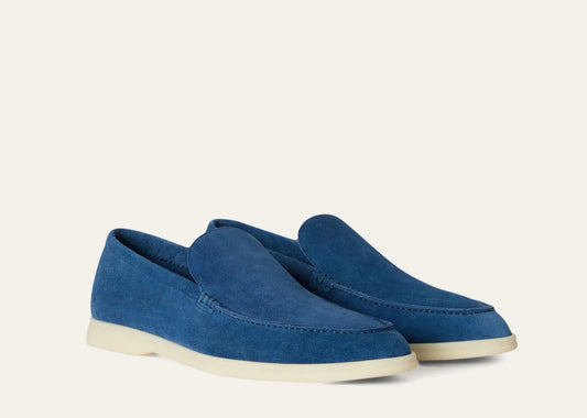 Summer Walk Loafer Suede Cobalt Ink