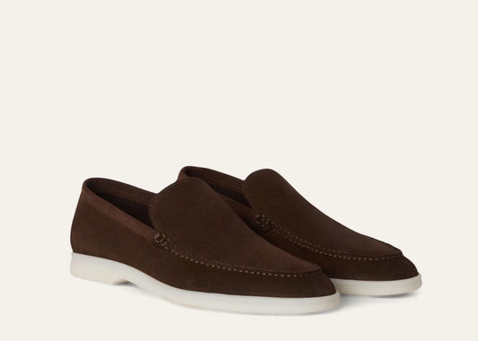 Summer Walk Loafer Suede Chocolate