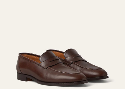 Sergio Loafer Calfskin French Coffee
