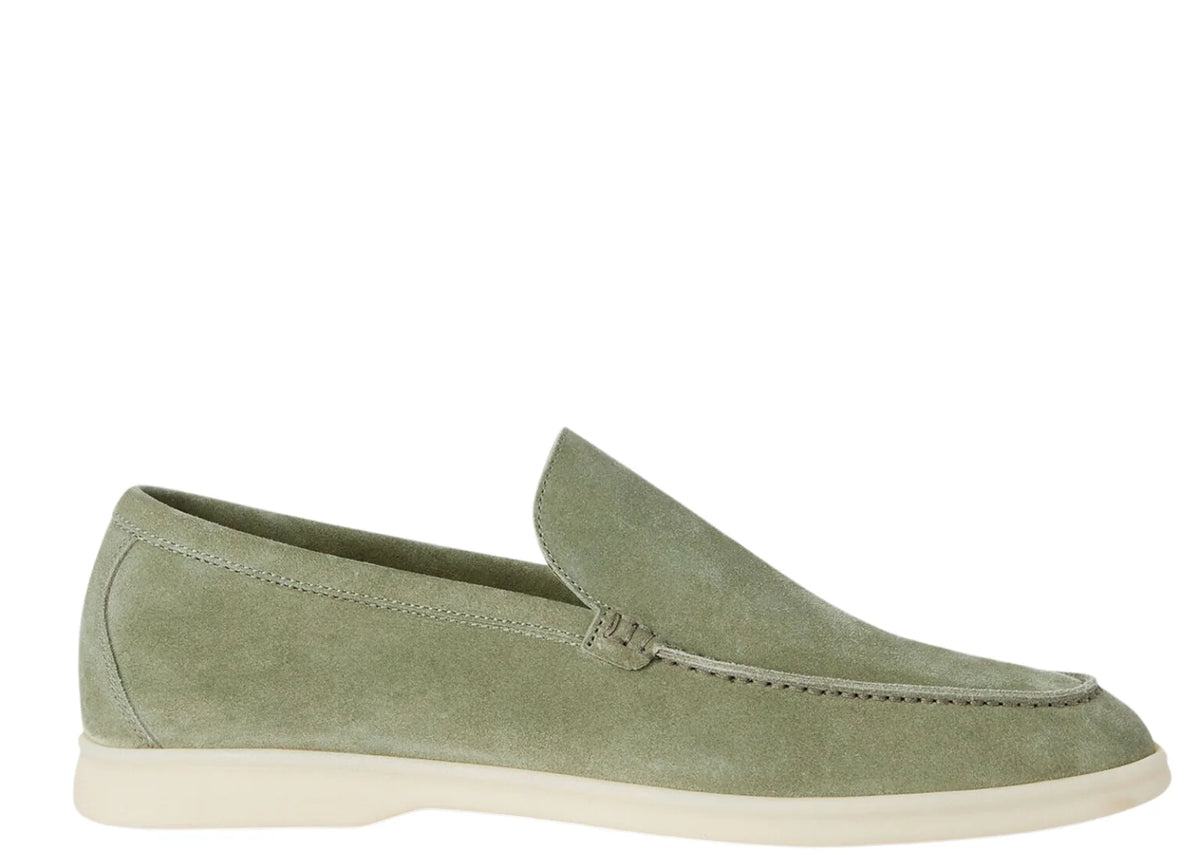 Summer Walk Loafer Suede Powder Tea