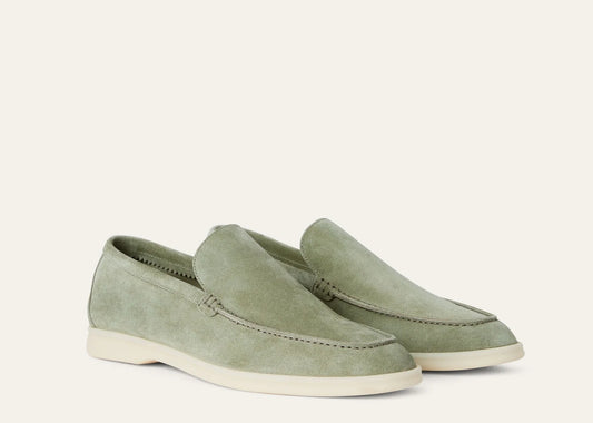 Summer Walk Loafer Suede Powder Tea