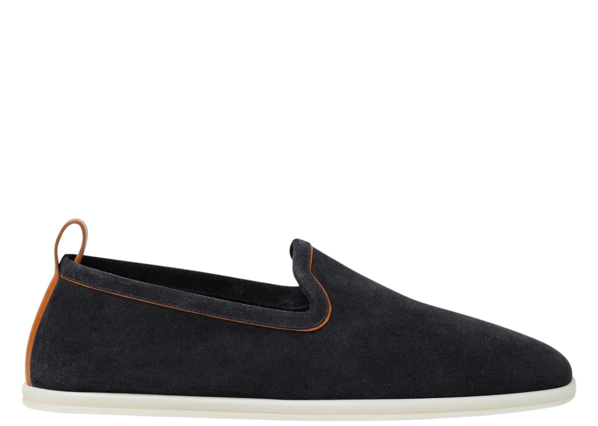 Venice Walk Loafer Suede Blue Navy