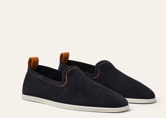 Venice Walk Loafer Suede Blue Navy