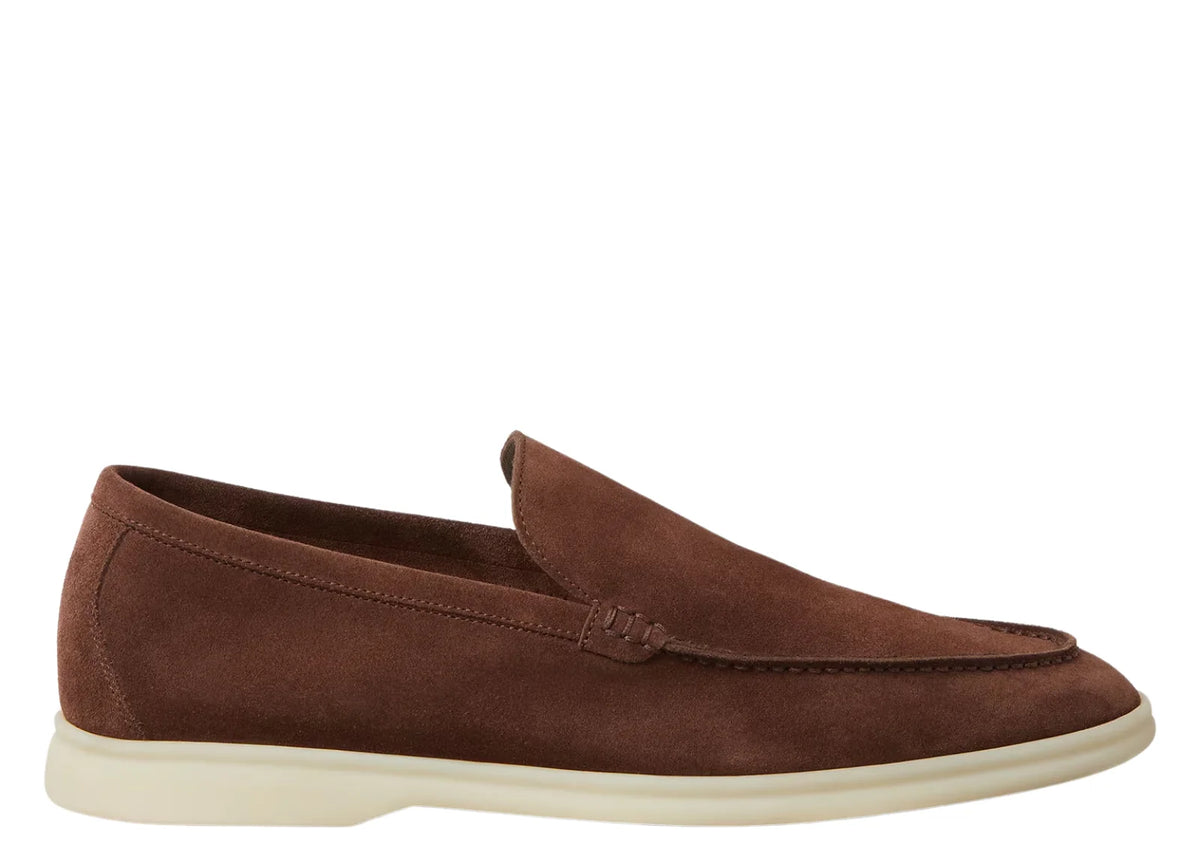 Summer Walk Loafer Suede Corteccia Brown