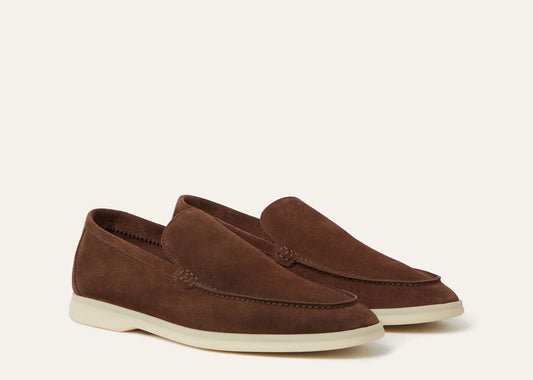 Summer Walk Loafer Suede Corteccia Brown