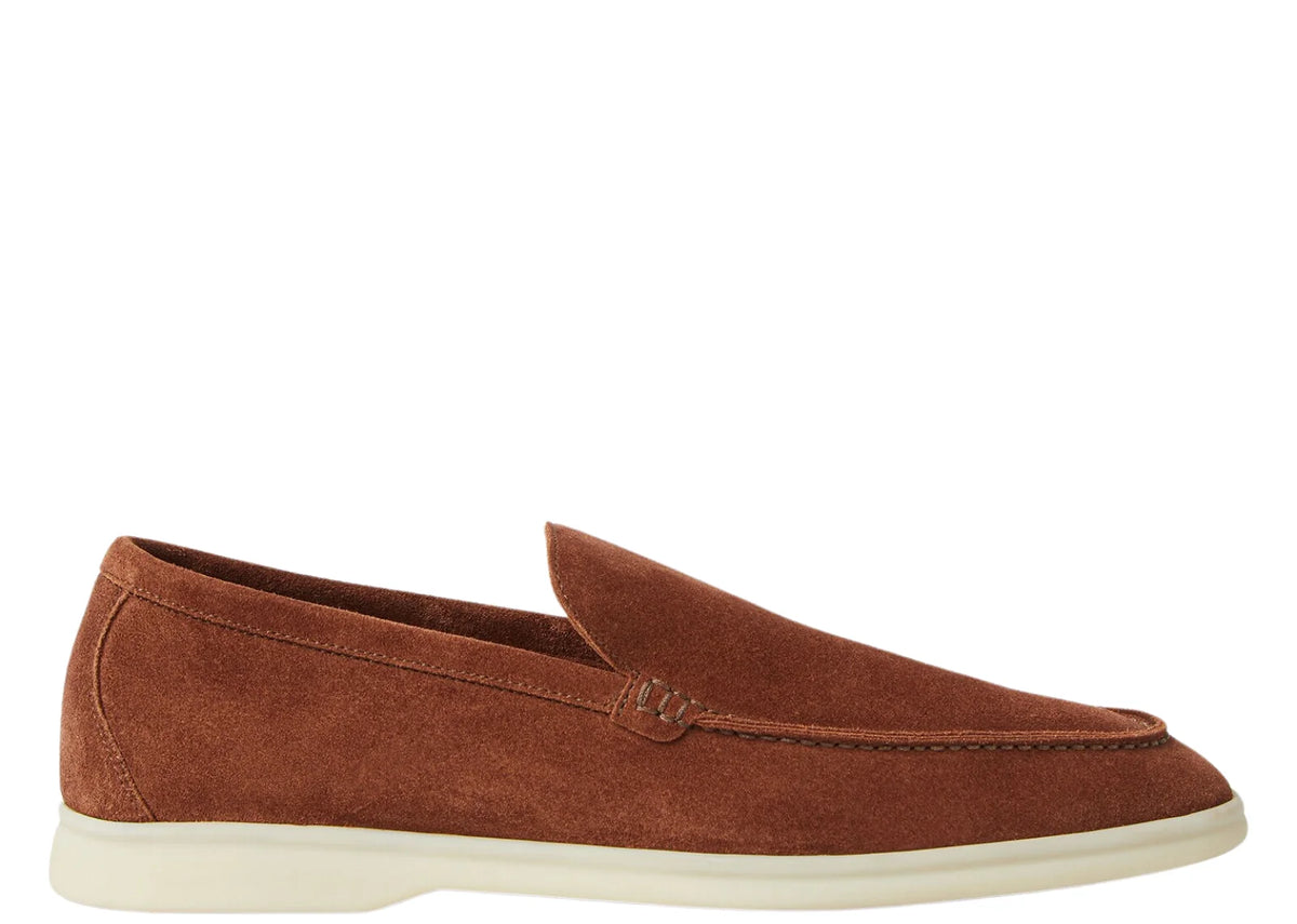 Summer Walk Loafer Suede Brown Whiskey
