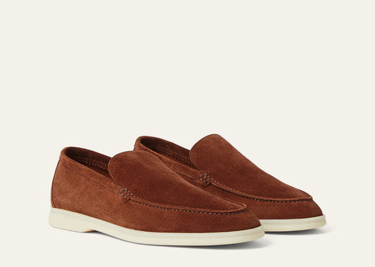 Summer Walk Loafer Suede Brown Whiskey