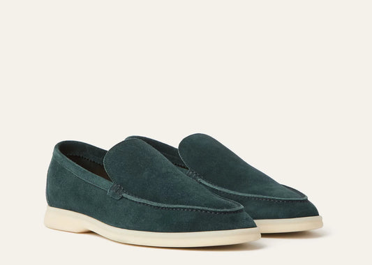 Summer Walk Loafer Suede Dark Green