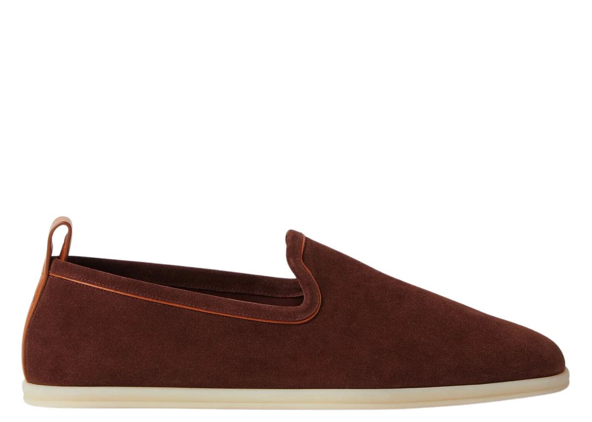 Venice Walk Loafer Suede Deep Mogano