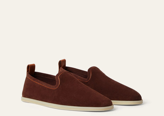 Venice Walk Loafer Suede Deep Mogano