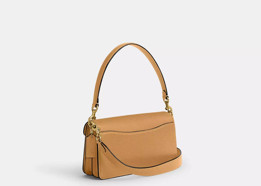 Tabby Shoulder Bag 26 Brass/Biscuit