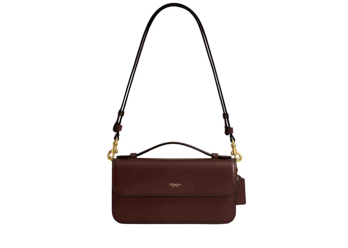 Elora Top Handle Crossbody Bag Brass/Maple