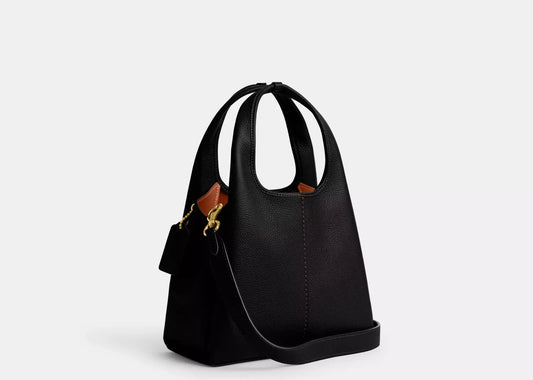 Lana Shoulder Bag 23 Brass/Black
