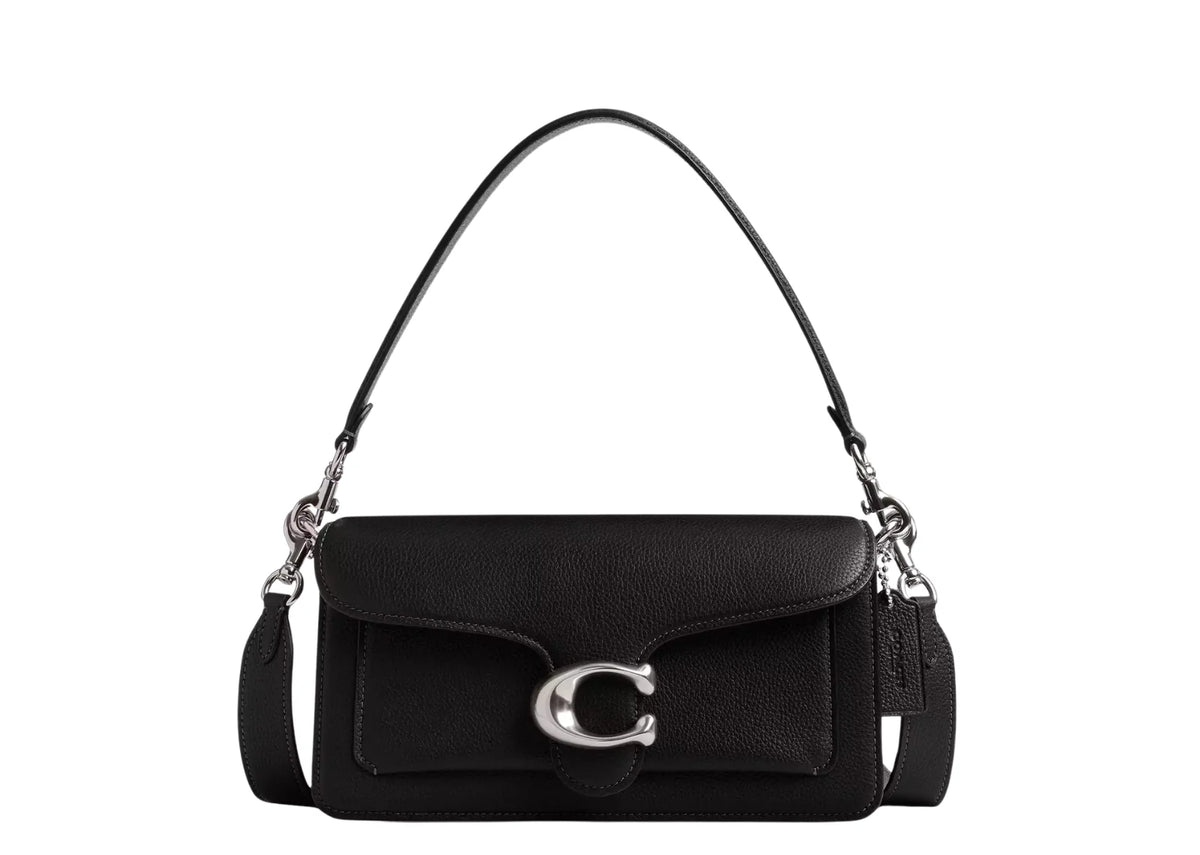 Tabby Shoulder Bag 26 Silver/Black