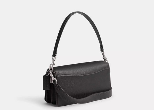 Tabby Shoulder Bag 26 Silver/Black