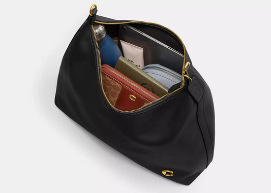 Juliet Shoulder Bag 38 Brass/Black