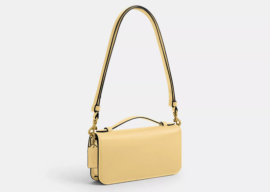 Elora Top Handle Crossbody Bag Brass/Yellow