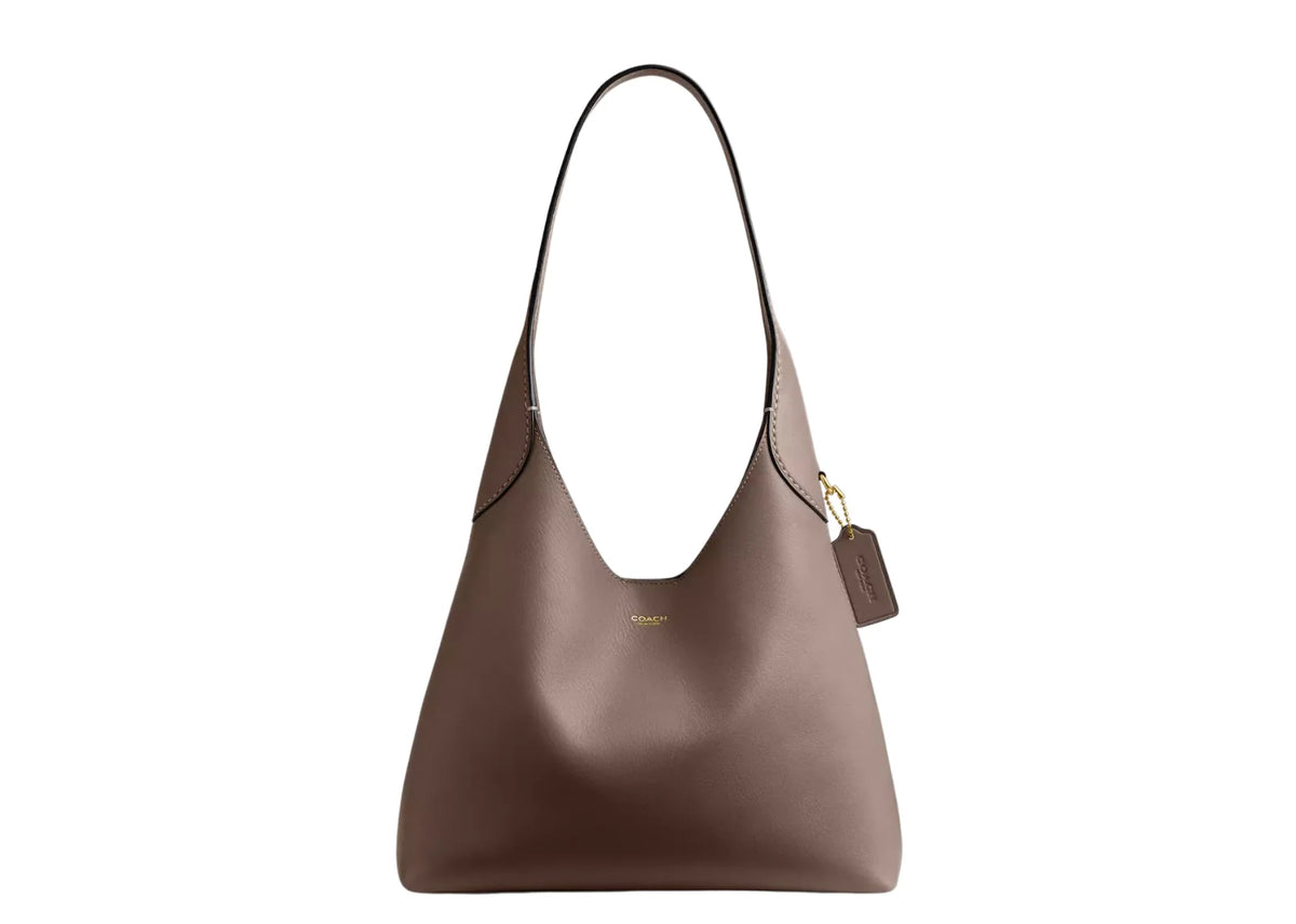 Brooklyn Shoulder Bag 28 Brass/Dark Stone
