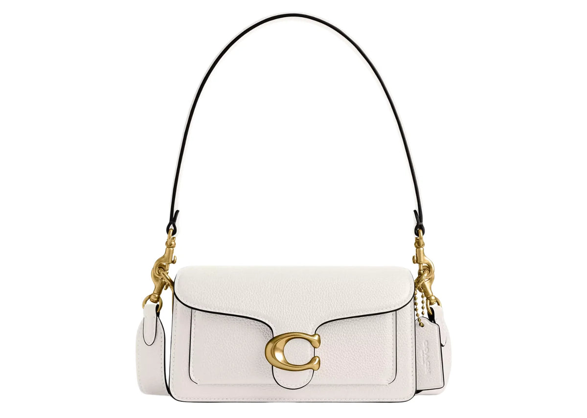 Tabby Shoulder Bag 20 Brass/Chalk