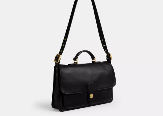 Metropolitan Messenger Bag Brass/Black