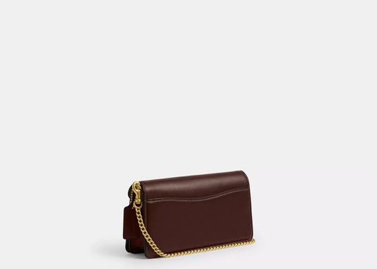 Tabby Chain Crossbody Bag 19 In Signature Canvas Brass/Maple