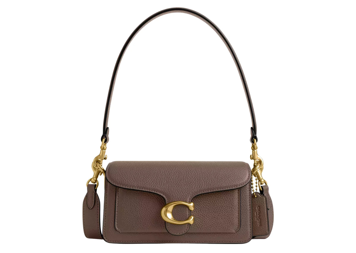 Tabby Shoulder Bag 20 Brass/Dark Stone
