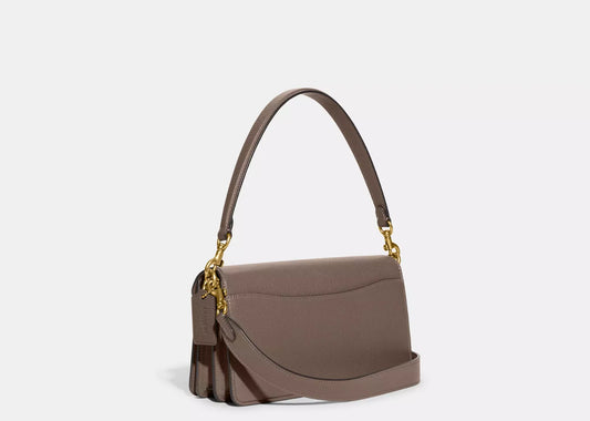 Tabby Shoulder Bag 26 Brass/Dark Stone