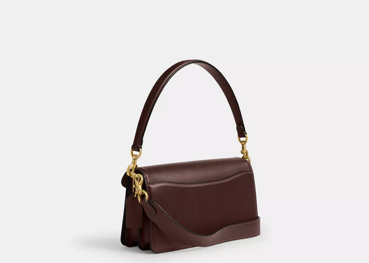 Tabby Shoulder Bag 26 In Signature Canvas Brass/Maple