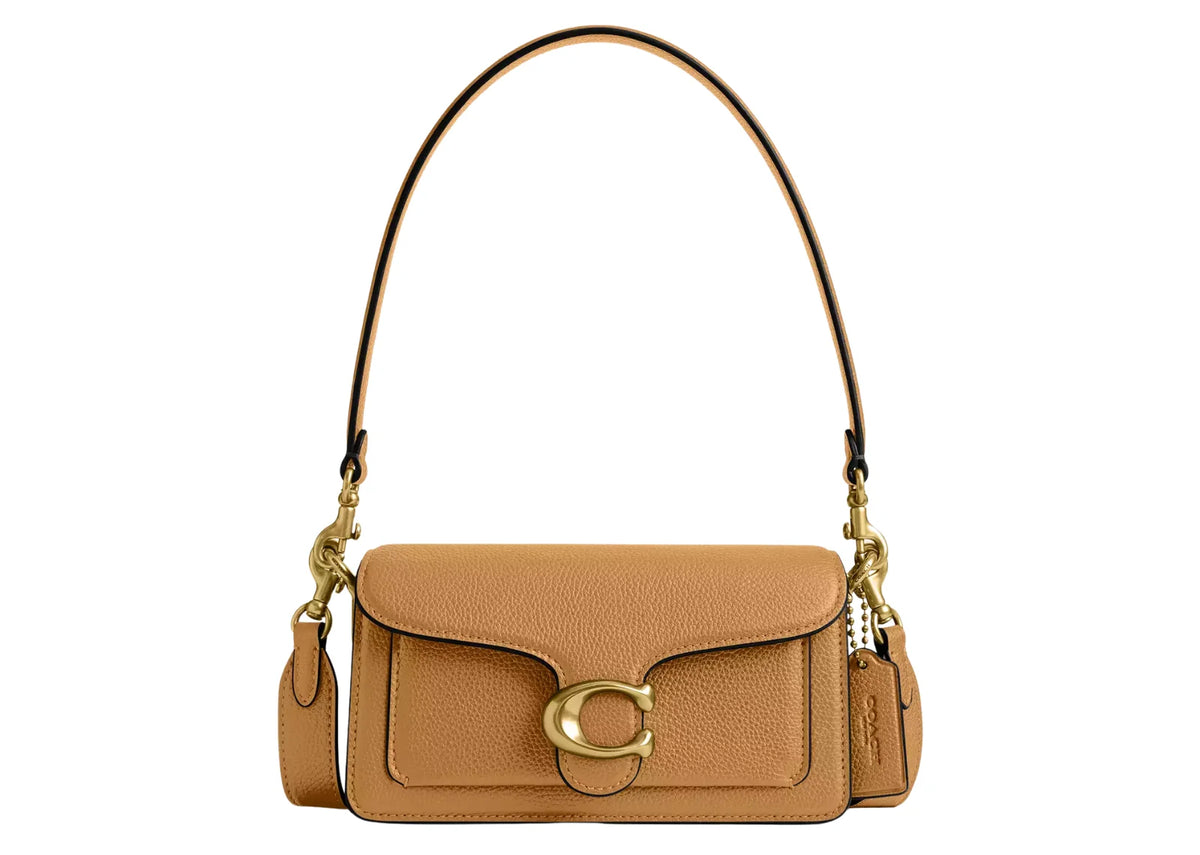 Tabby Shoulder Bag 20 Brass/Biscuit