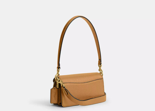 Tabby Shoulder Bag 20 Brass/Biscuit