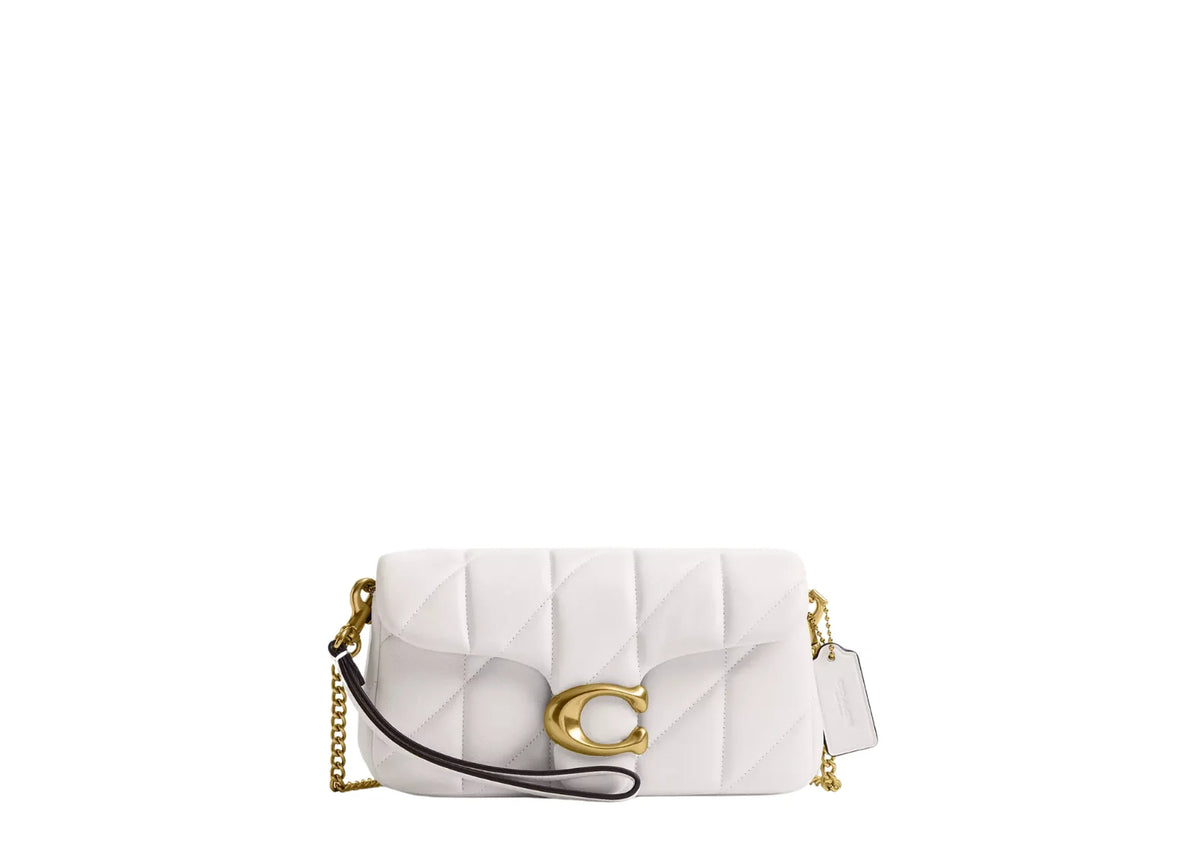 Tabby Chain Crossbody Bag 19 With Quilting Brass/Ash