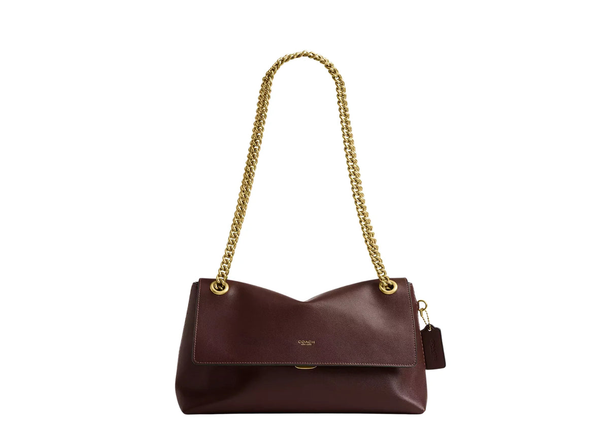Chelsea Shoulder Bag 30 With Chain Brass/Maple