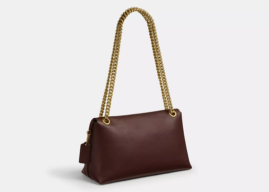Chelsea Shoulder Bag 30 With Chain Brass/Maple