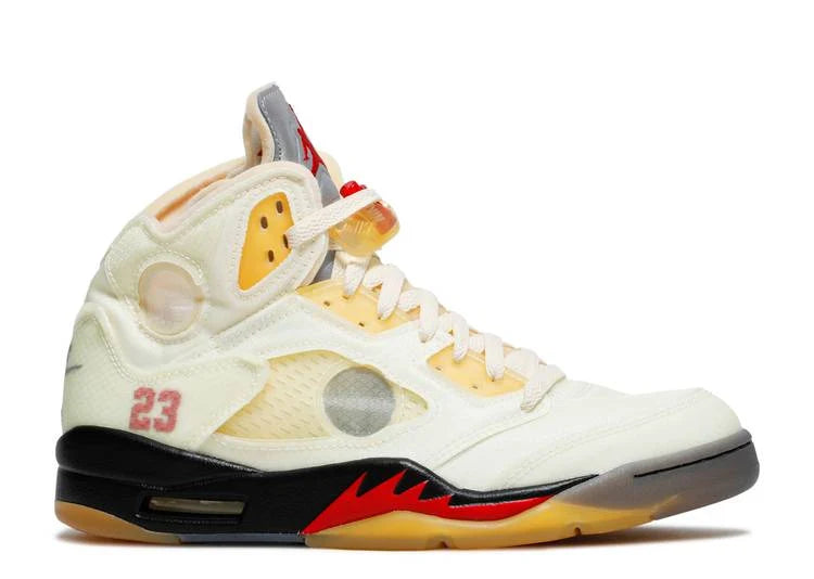 Off-White x AJ5 Retro SP 'Sail'