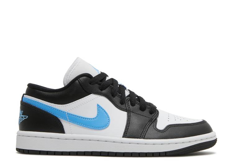 Women's AJ1 Low 'Black University Blue'